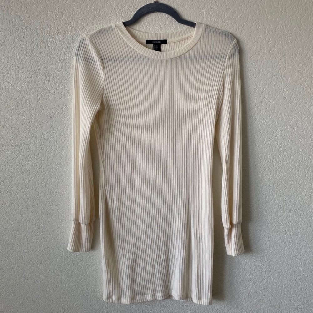 Forever 21 ribbed knit bodycon dress, S